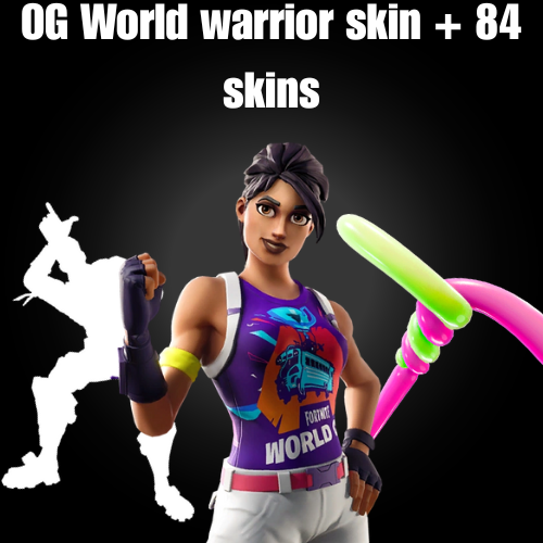 OG world warrior account + 84 og skins